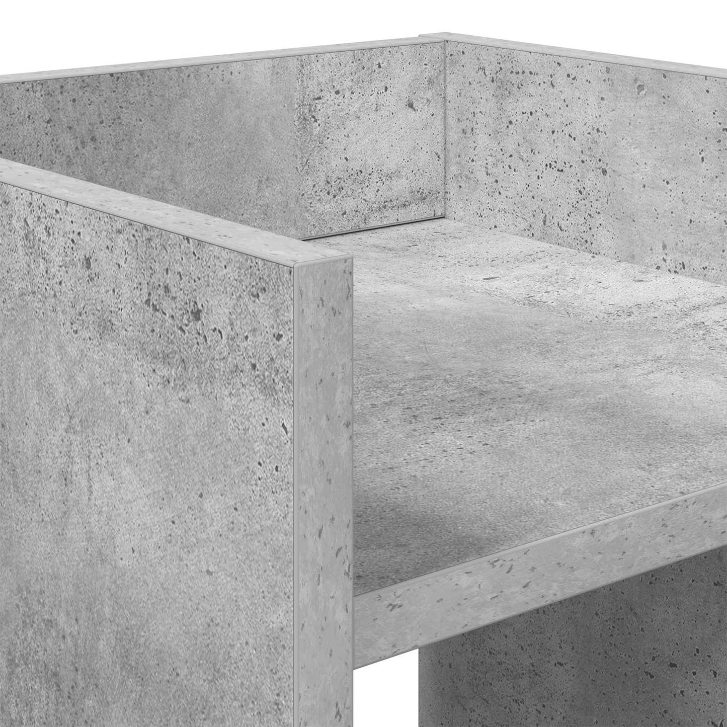 Planteholder 2 pcs BetonGrå 30 x 30 x 40 cm Konstrueret træ