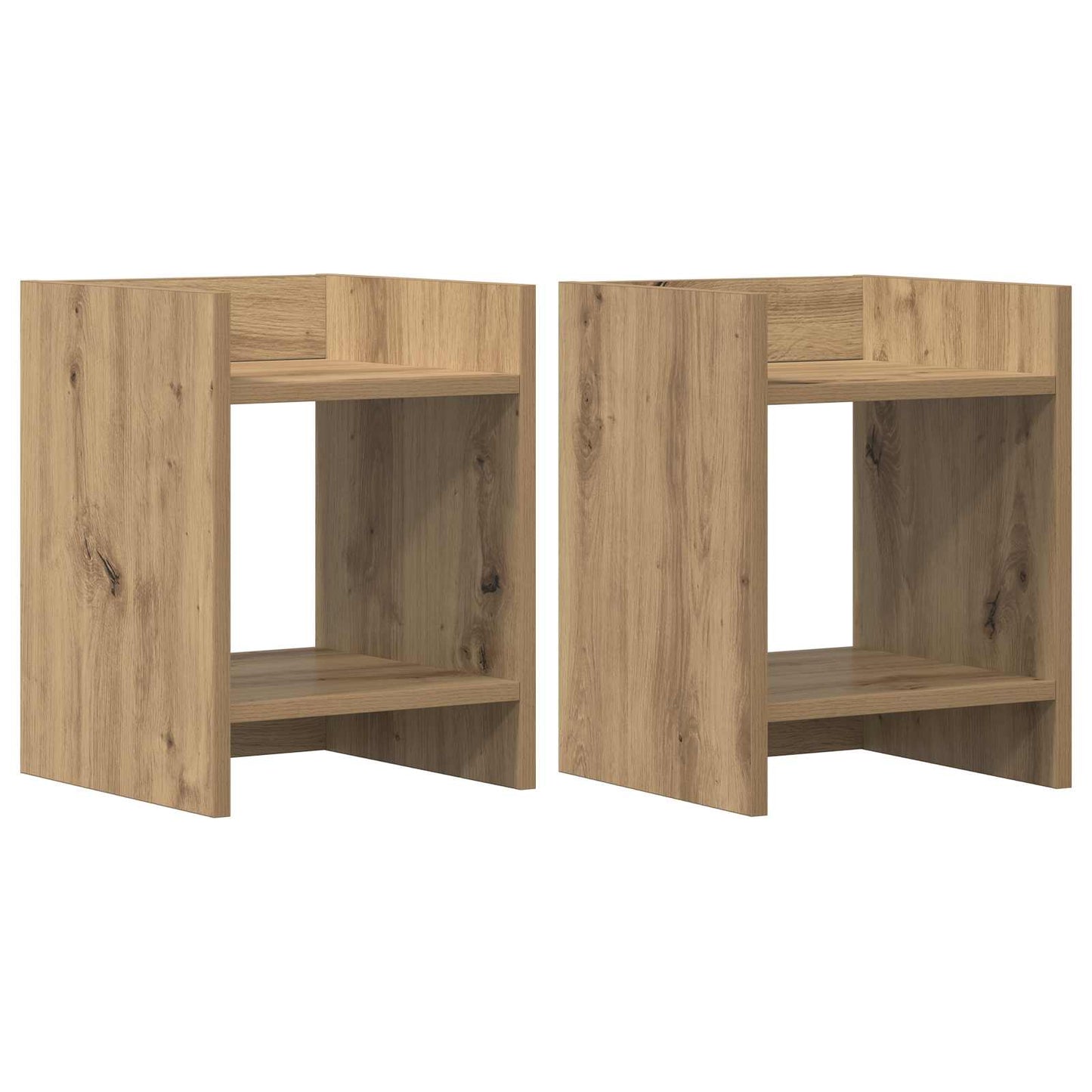 Planteholder 2 pcs Artisan Eg 30 x 30 x 40 cm Konstrueret træ