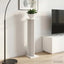 Planteholder 2 pcs Hvid 25 x 25,5 x 100,5 cm Konstrueret træ