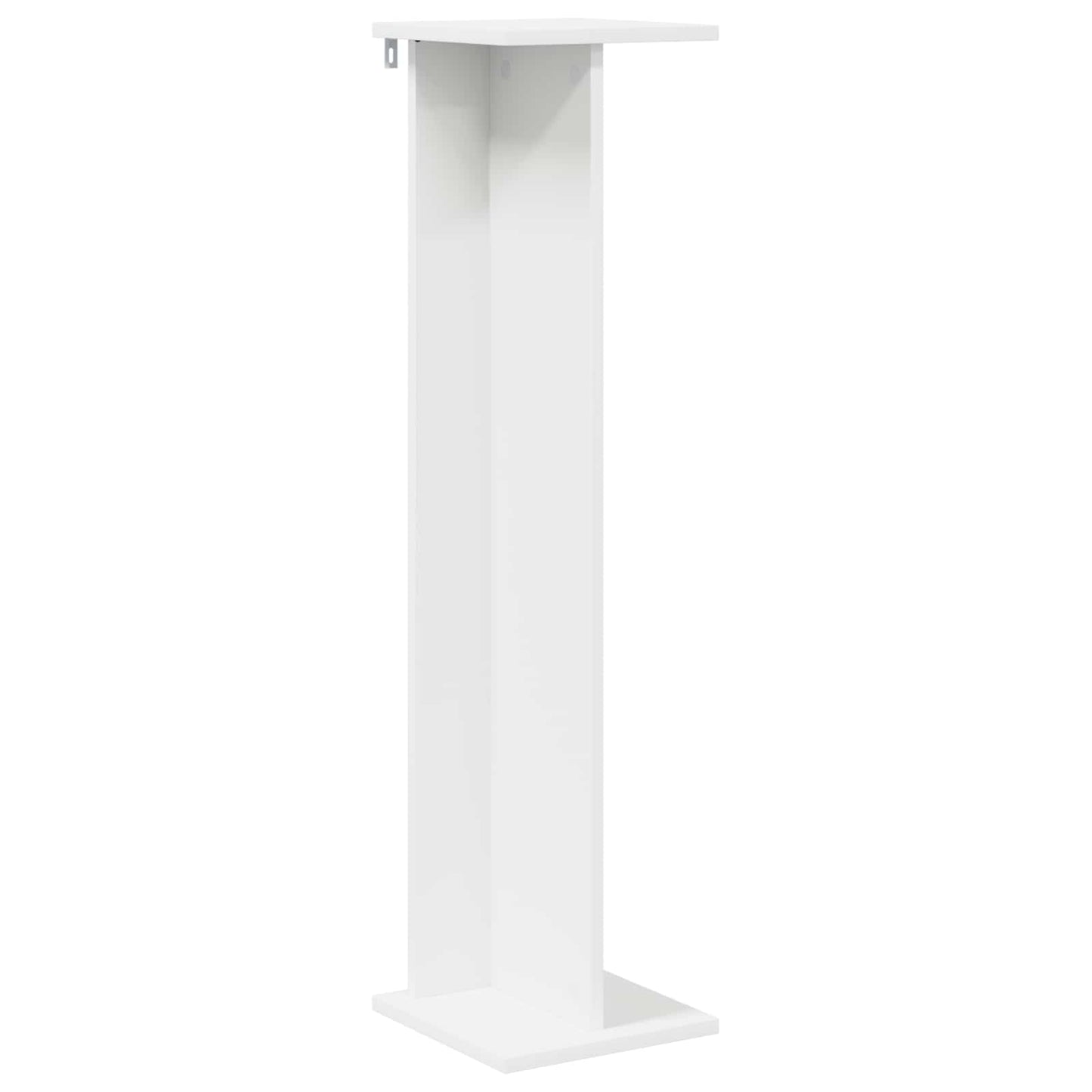 Planteholder 2 pcs Hvid 25 x 25,5 x 100,5 cm Konstrueret træ