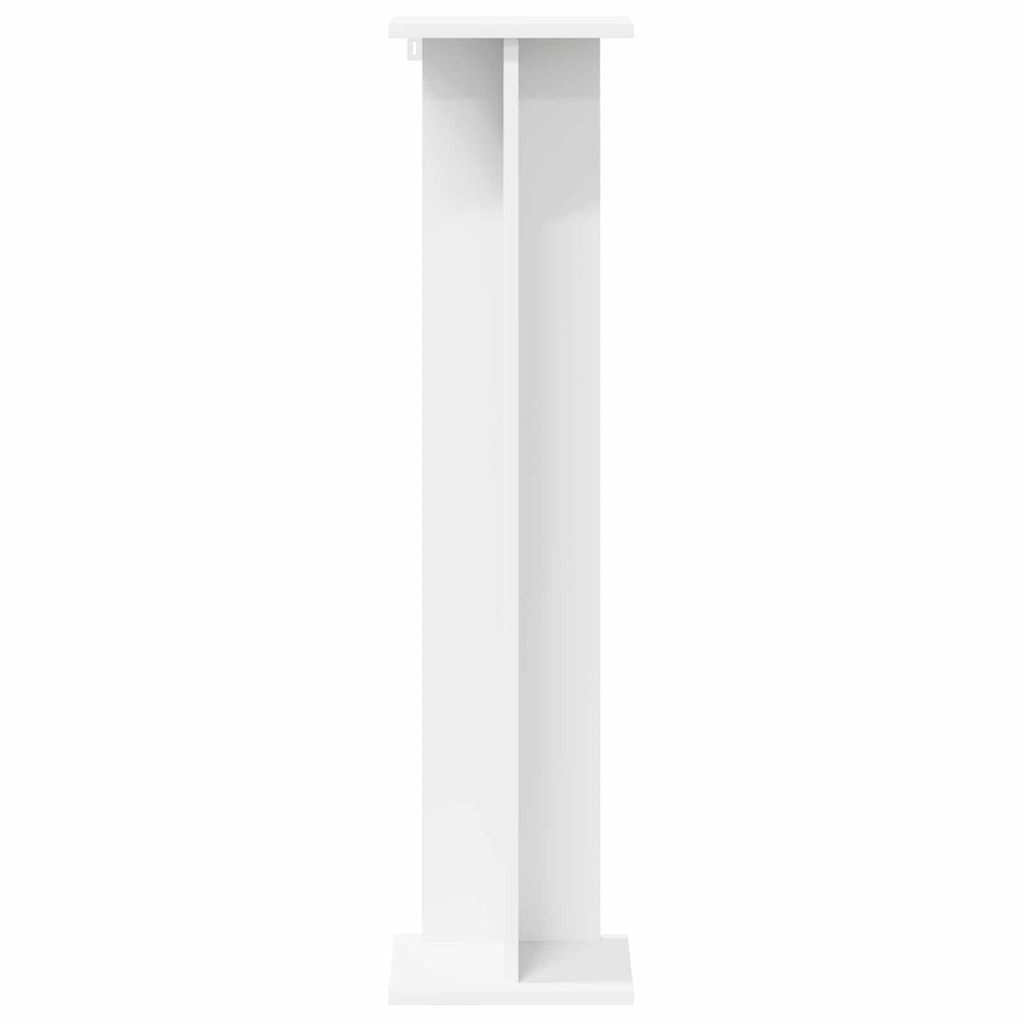 Planteholder 2 pcs Hvid 25 x 25,5 x 100,5 cm Konstrueret træ