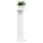 Planteholder 2 pcs Hvid 25 x 25,5 x 100,5 cm Konstrueret træ
