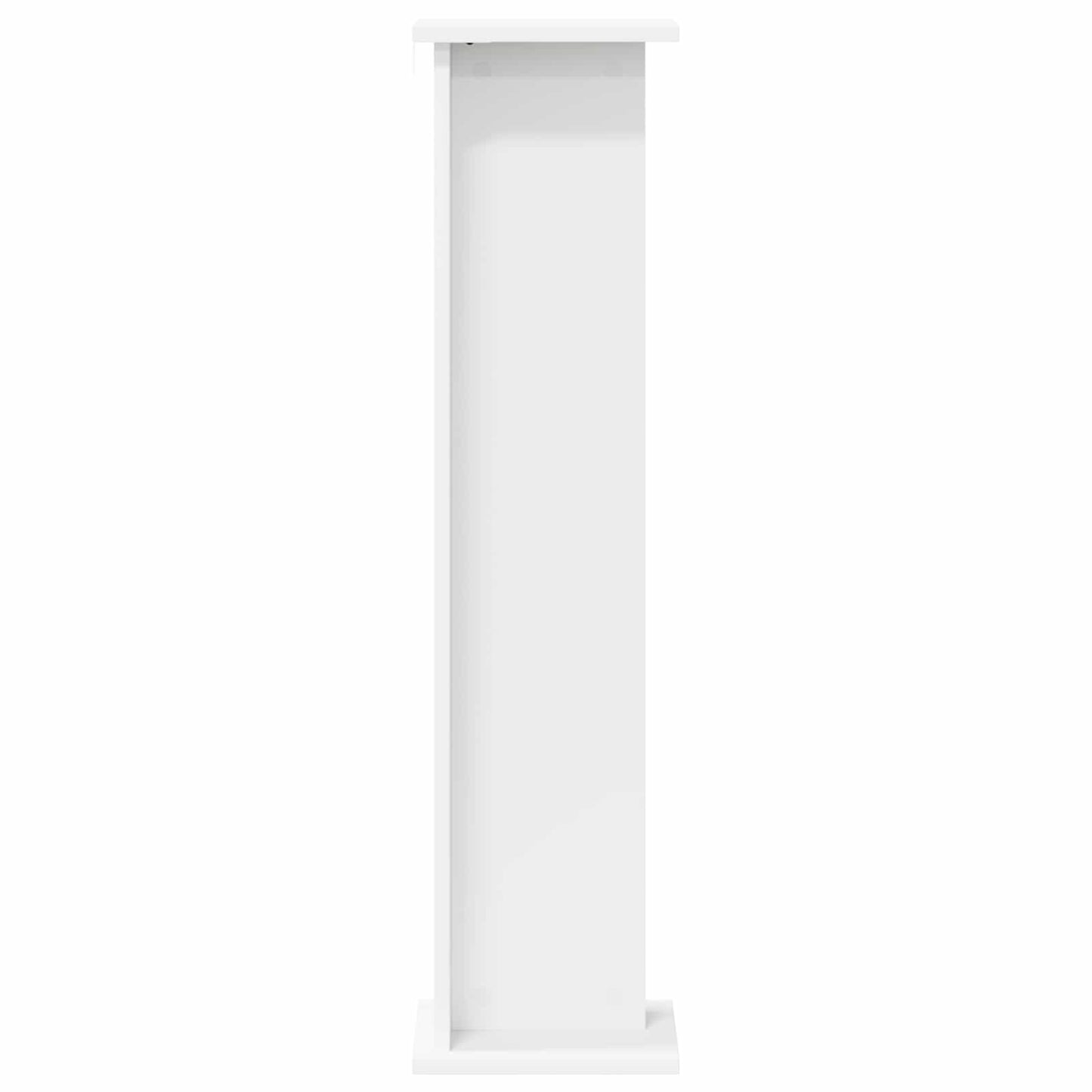 Planteholder 2 pcs Hvid 25 x 25,5 x 100,5 cm Konstrueret træ