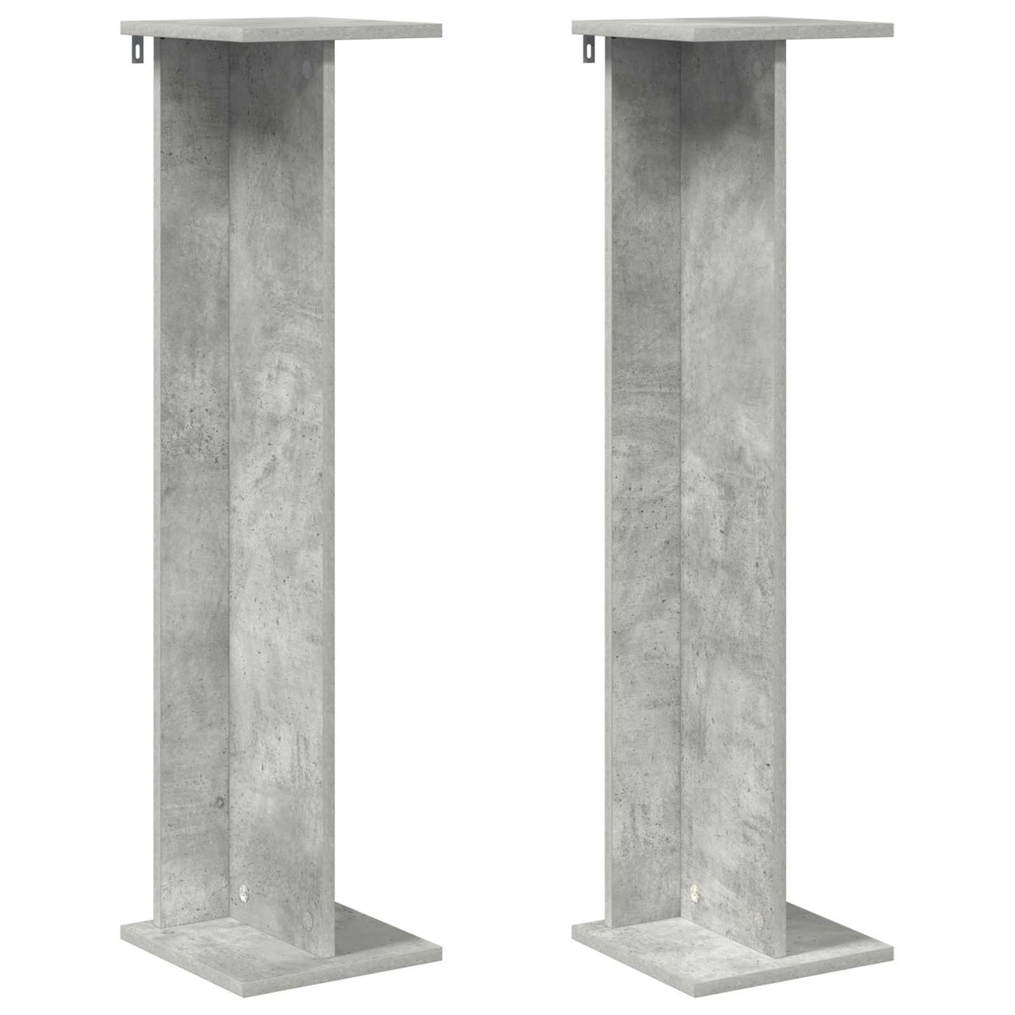 Planteholder 2 pcs BetonGrå 25 x 25,5 x 100,5 cm