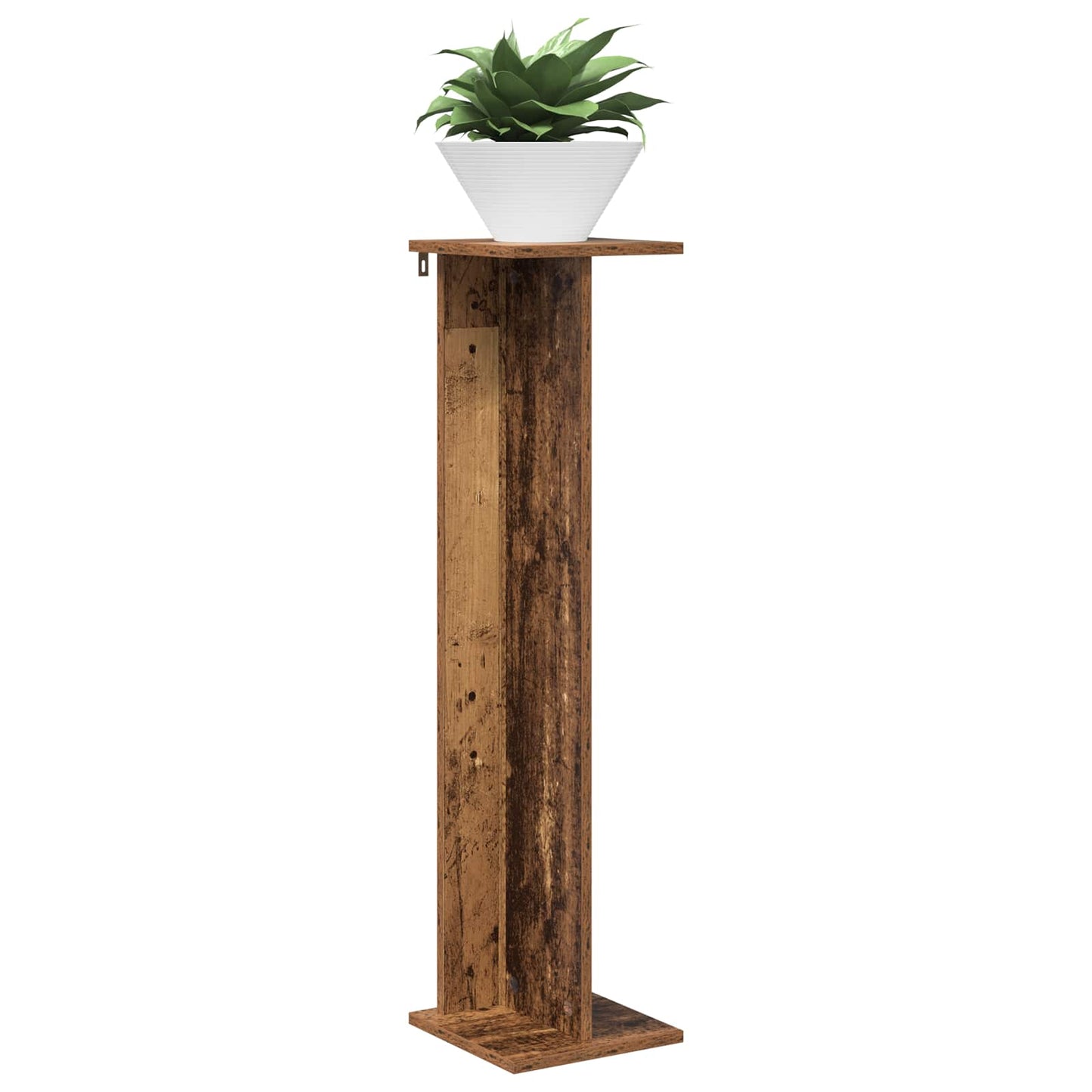 Planteholder 2 pcs Gammelt træ 25 x 25,5 x 100,5 cm