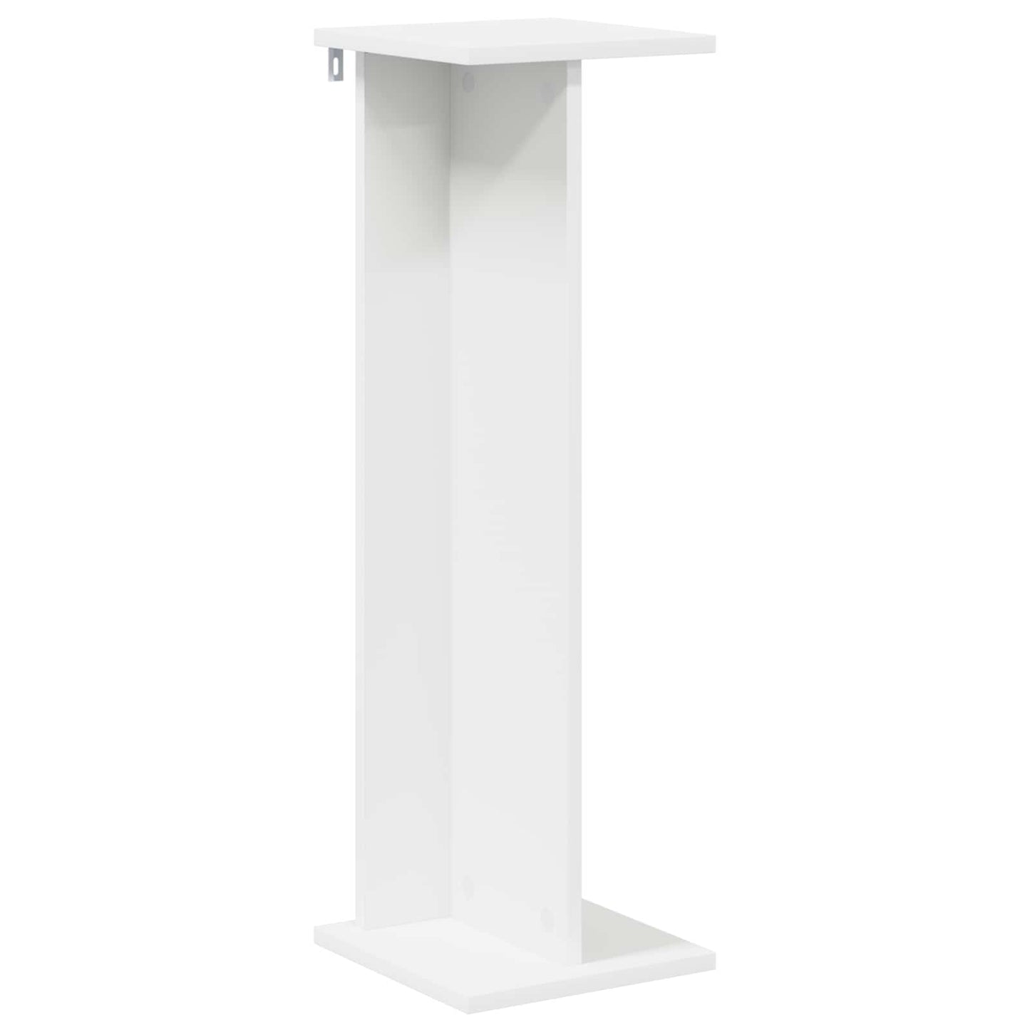 Planteholder 2 pcs Hvid 25 x 25,5 x 80,5 cm Konstrueret træ