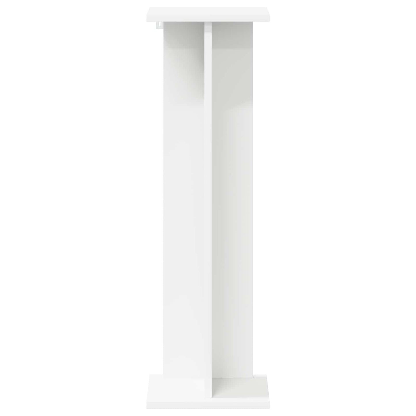 Planteholder 2 pcs Hvid 25 x 25,5 x 80,5 cm Konstrueret træ