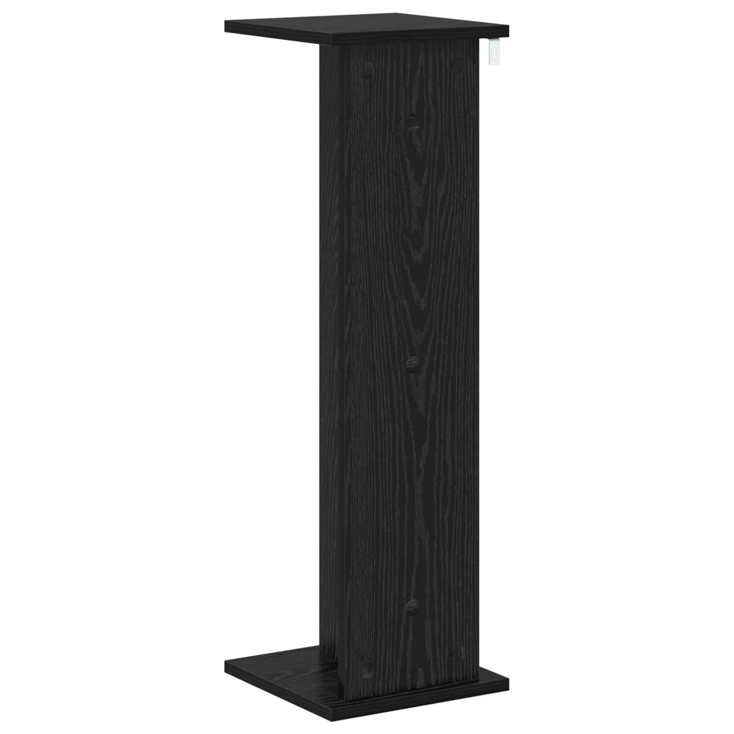 Planteholder Sort Eg 25 x 25,5 x 80,5 cm Konstrueret træ
