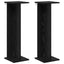 Planteholder 2 pcs Sort Eg 25 x 25,5 x 80,5 cm Konstrueret træ