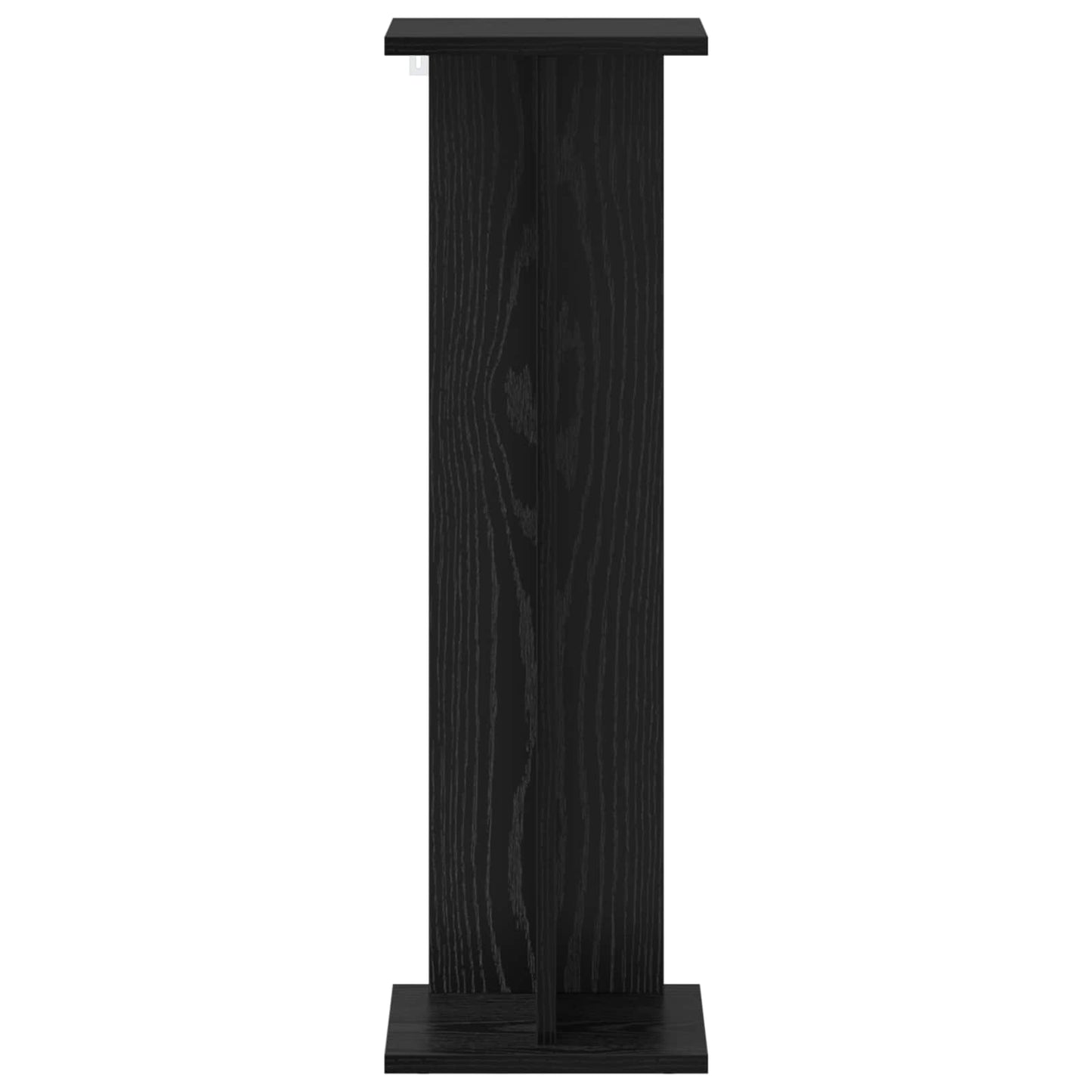 Planteholder 2 pcs Sort Eg 25 x 25,5 x 80,5 cm Konstrueret træ