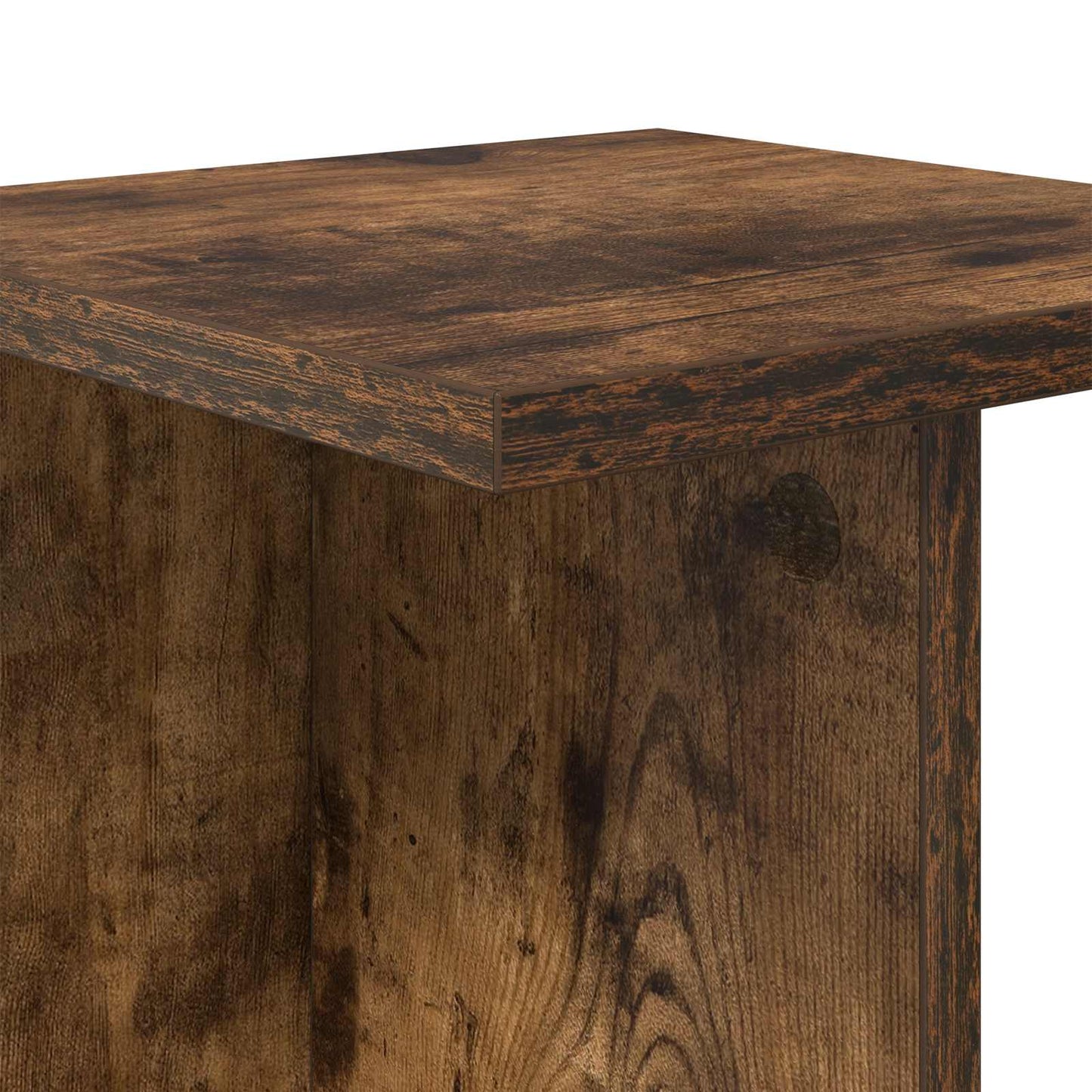 Planteholder Røget Eg 25 x 25,5 x 80,5 cm Konstrueret træ