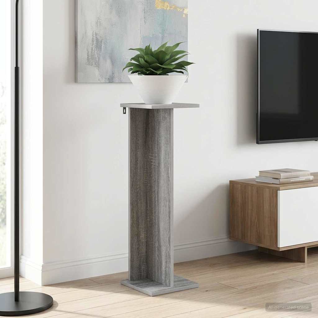 Planteholder 2 pcs Grå Sonoma 25 x 25,5 x 80,5 cm billede