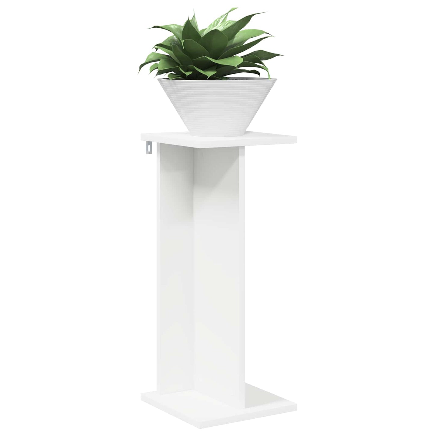 Planteholder Hvid 25 x 25,5 x 60,5 cm Konstrueret træ