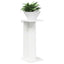 Planteholder 2 pcs Hvid 25 x 25,5 x 60,5 cm Konstrueret træ