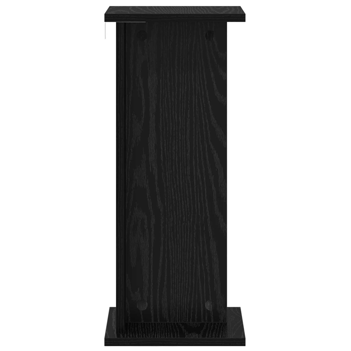 Planteholder 2 pcs Sort Eg 25 x 25,5 x 60,5 cm Konstrueret træ