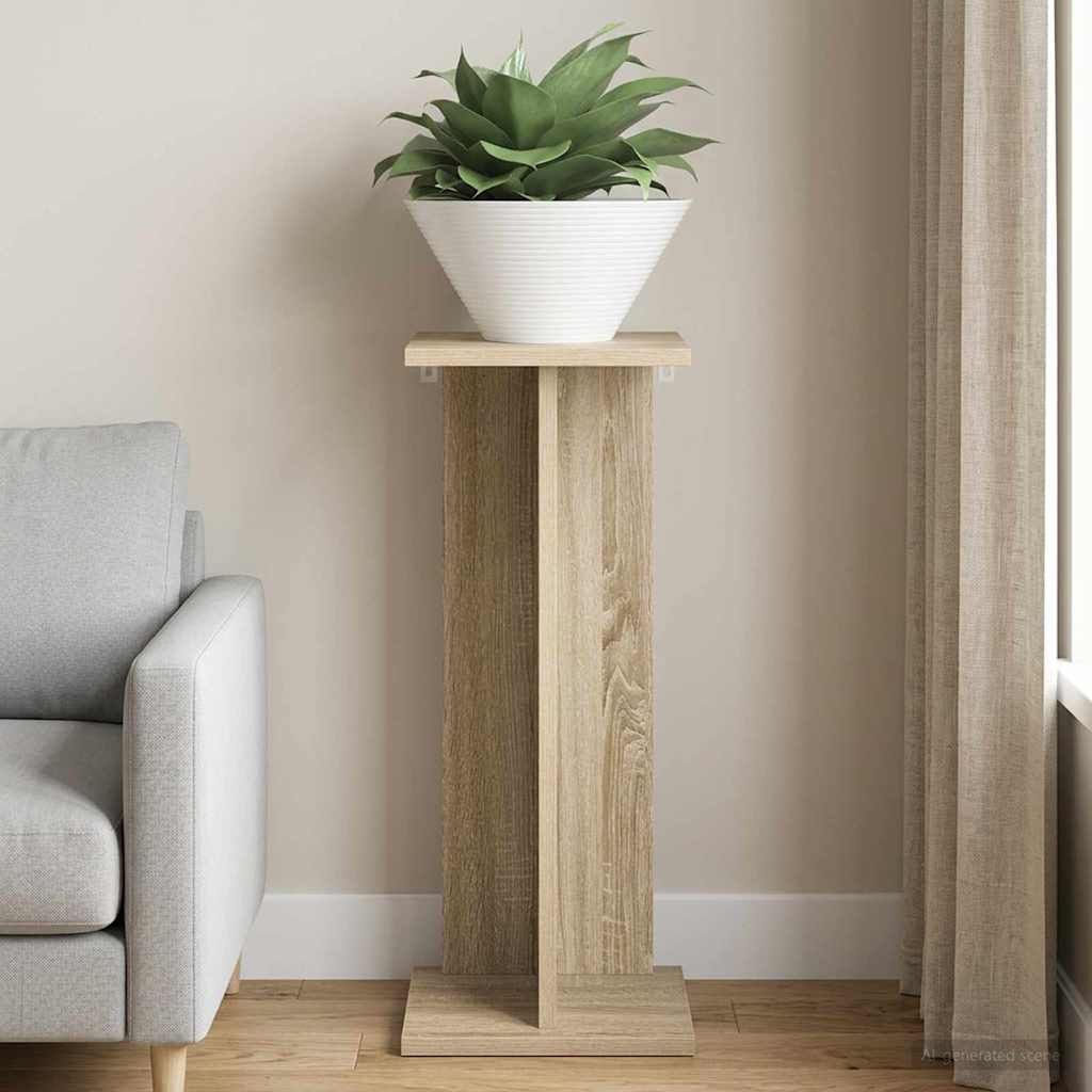 Planteholder Sonoma eg 25 x 25,5 x 60,5 cm Konstrueret træ