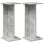Planteholder 2 pcs BetonGrå 25 x 25,5 x 60,5 cm Konstrueret træ