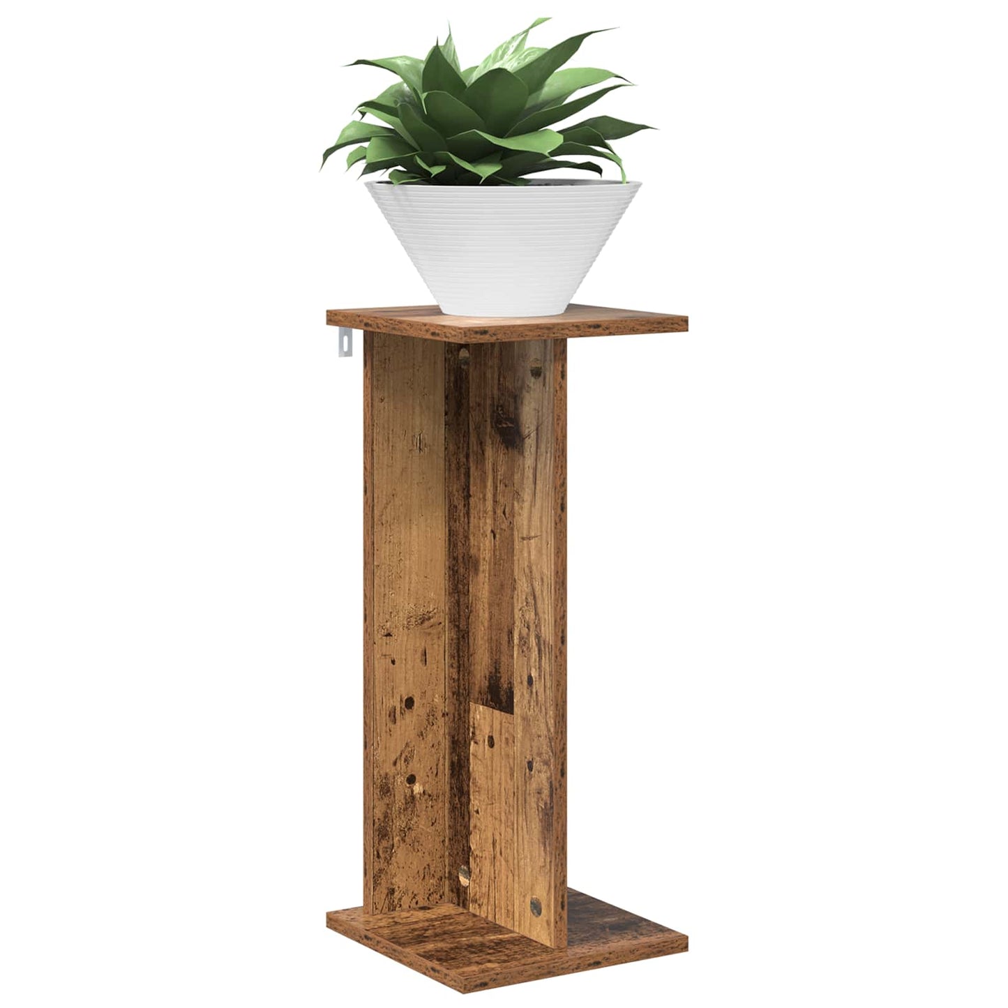 Planteholder 2 pcs Gammelt træ 25 x 25,5 x 60,5 cm