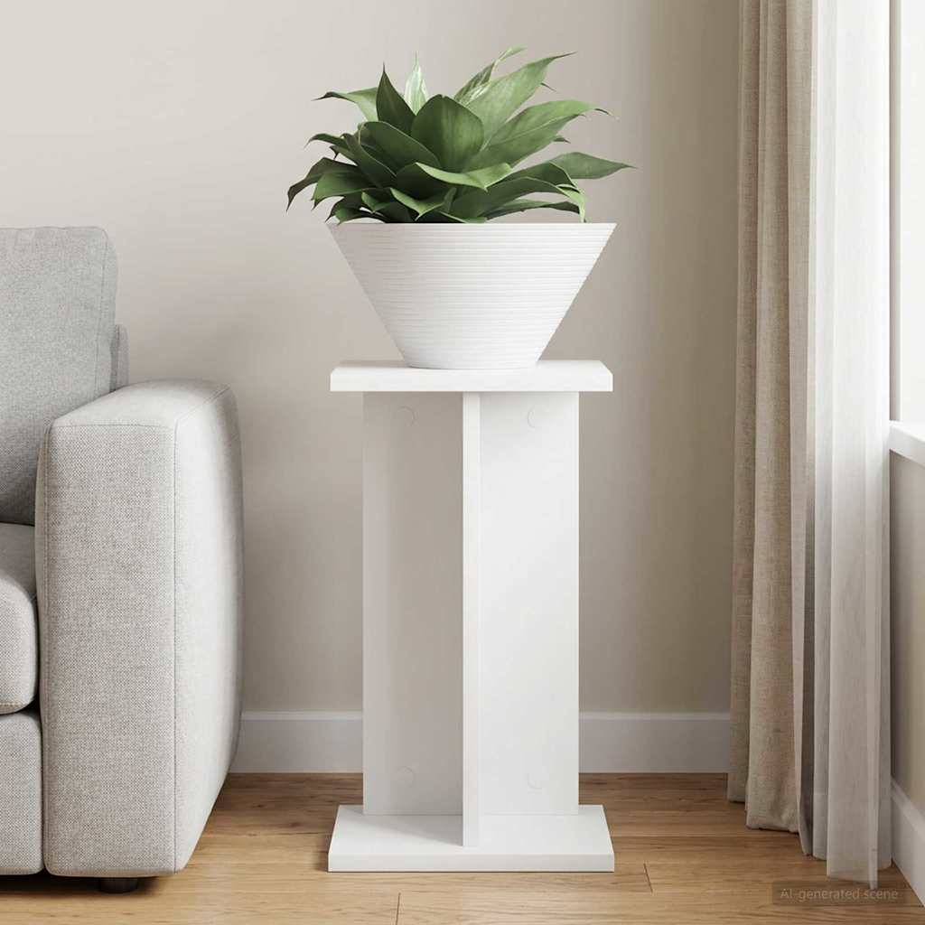 Planteholder Hvid 25 x 25,5 x 40,5 cm Konstrueret træ