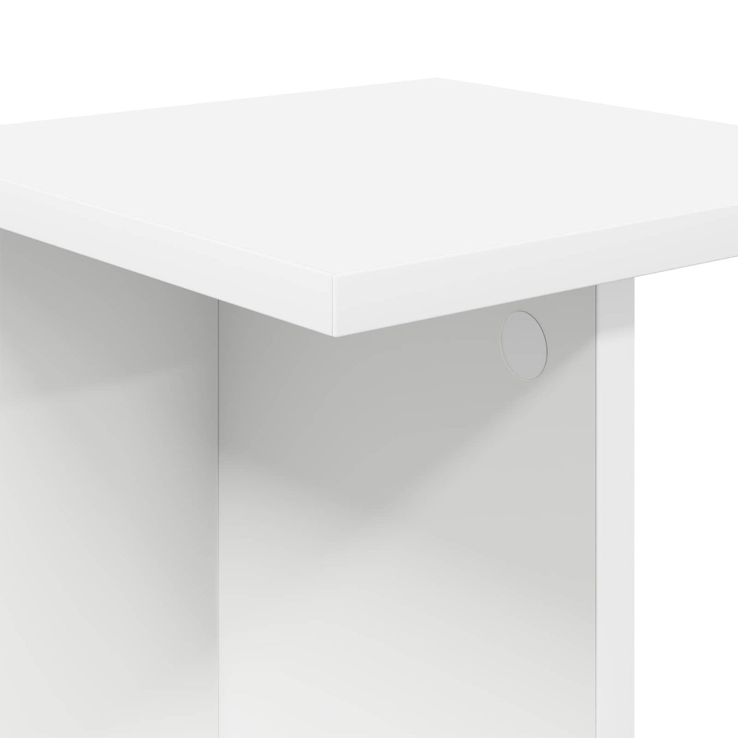 Planteholder 2 pcs Hvid 25 x 25,5 x 40,5 cm Konstrueret træ