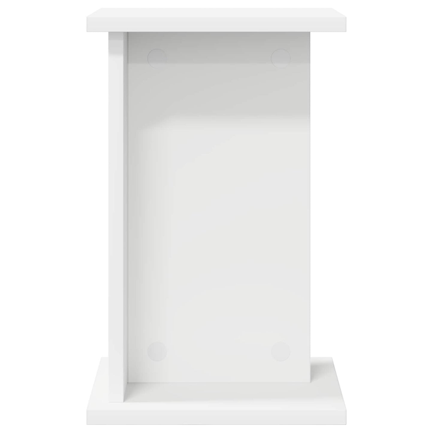 Planteholder 2 pcs Hvid 25 x 25,5 x 40,5 cm Konstrueret træ