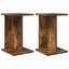 Planteholder 2 pcs Røget Eg 25 x 25,5 x 40,5 cm Konstrueret træ