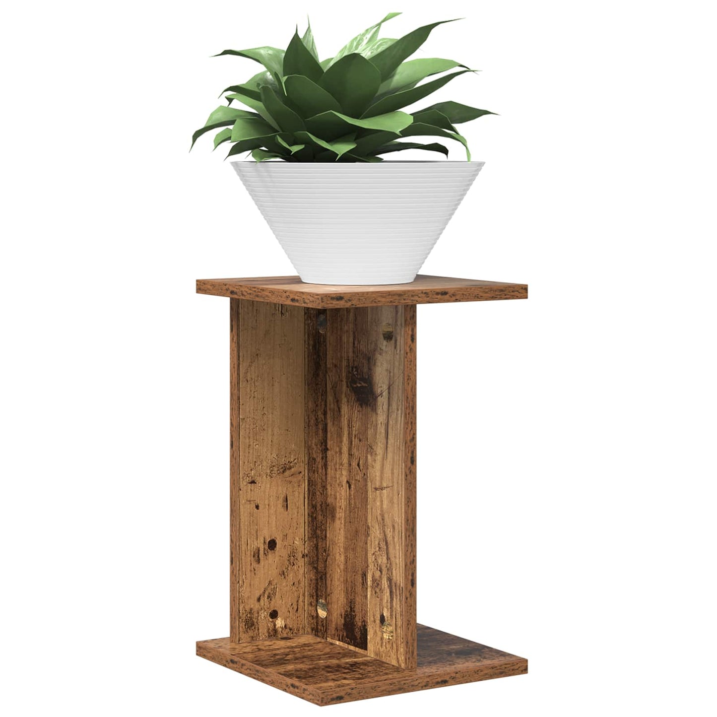 Planteholder Gammelt træ 25 x 25,5 x 40,5 cm Konstrueret træ