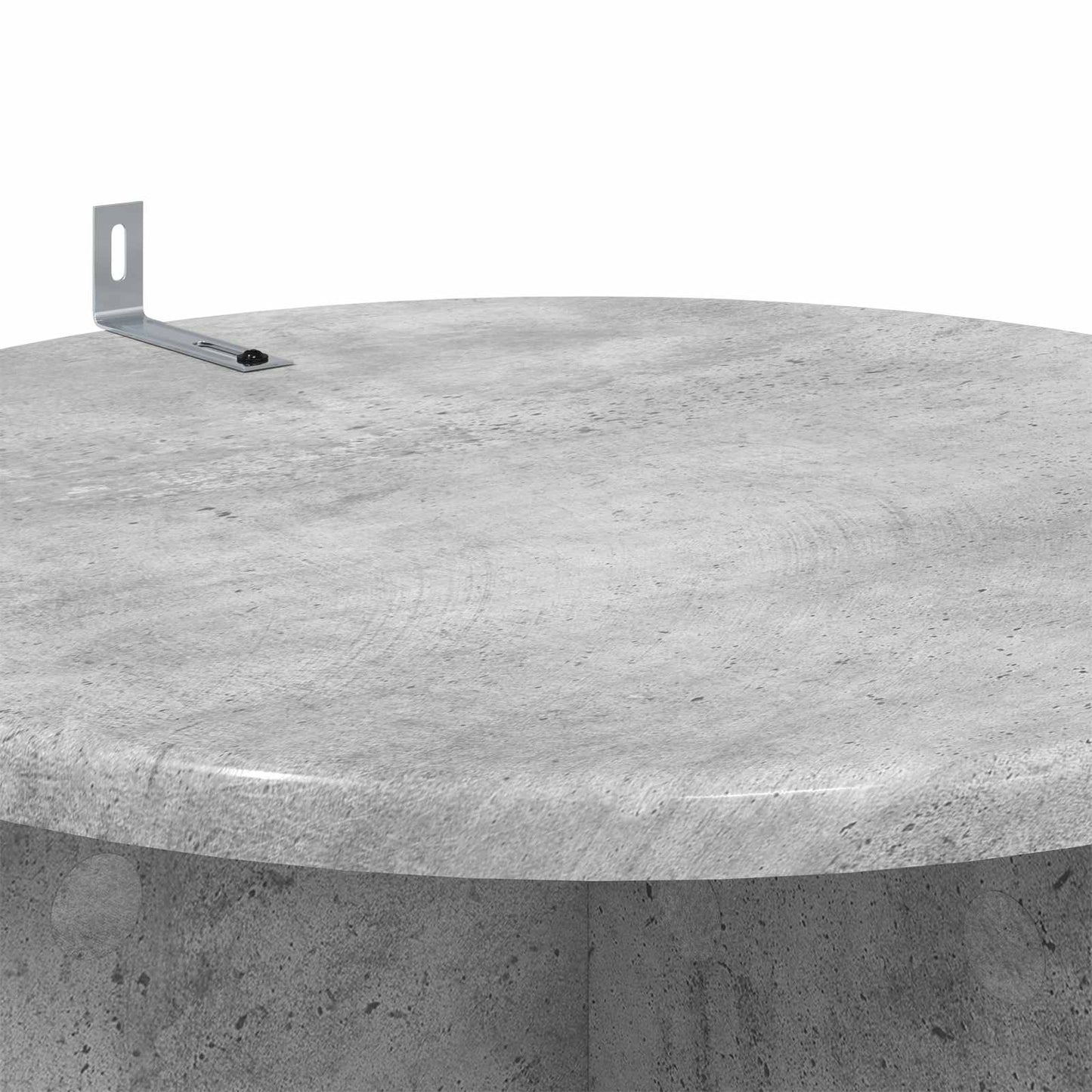 Planteholder 2 pcs Betongrå Ø40 x 100 cm Konstrueret træ