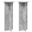 Planteholder 2 stk. Betongrå Ø40 x 100 cm Konstrueret træ