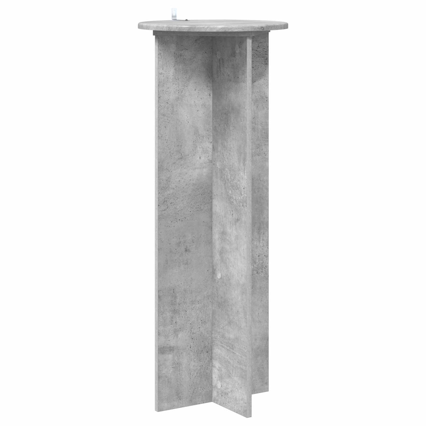 Planteholder 2 pcs Betongrå Ø40 x 100 cm Konstrueret træ