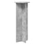 Planteholder 2 pcs Betongrå Ø40 x 100 cm Konstrueret træ