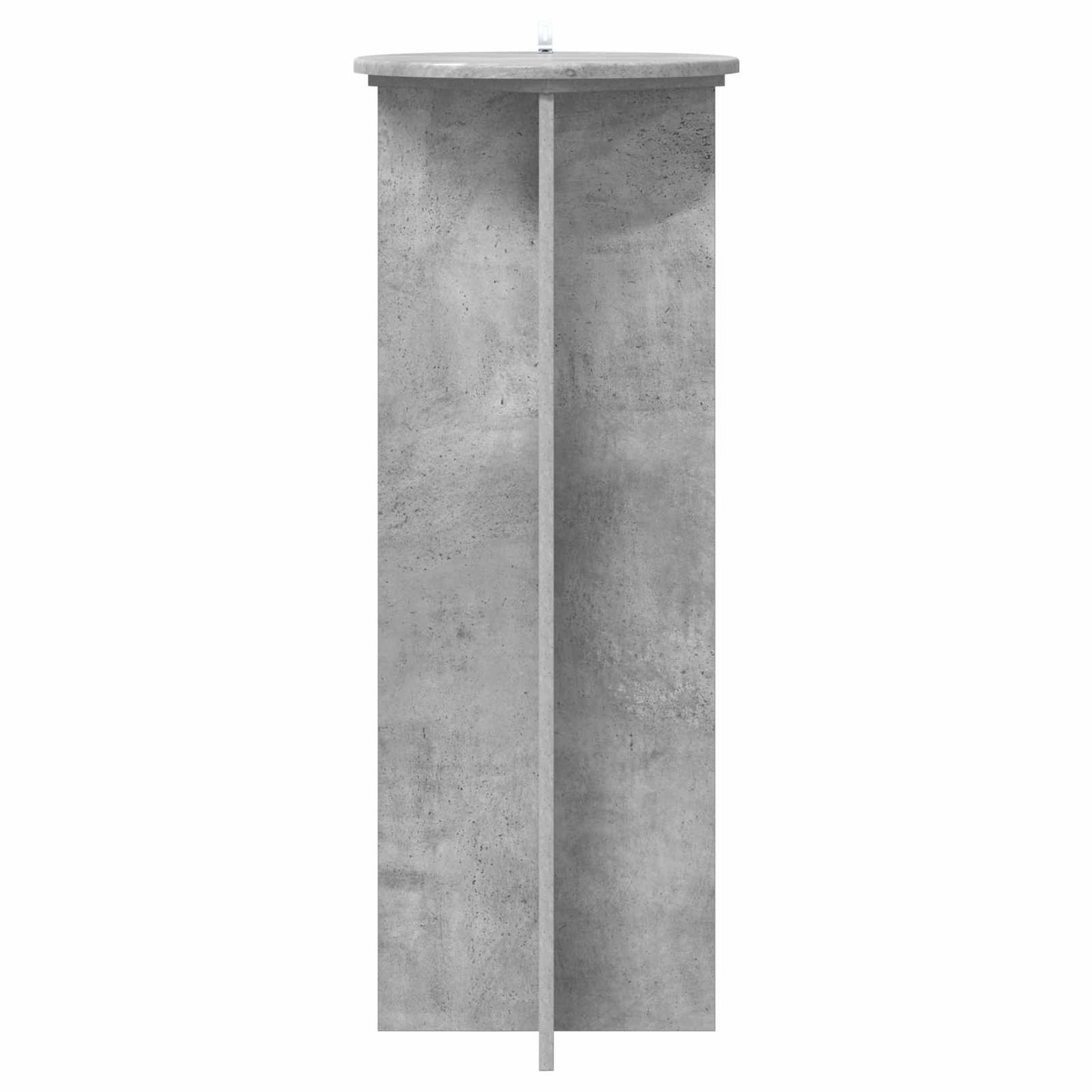Planteholder 2 pcs Betongrå Ø40 x 100 cm Konstrueret træ