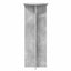 Planteholder 2 pcs Betongrå Ø40 x 100 cm Konstrueret træ