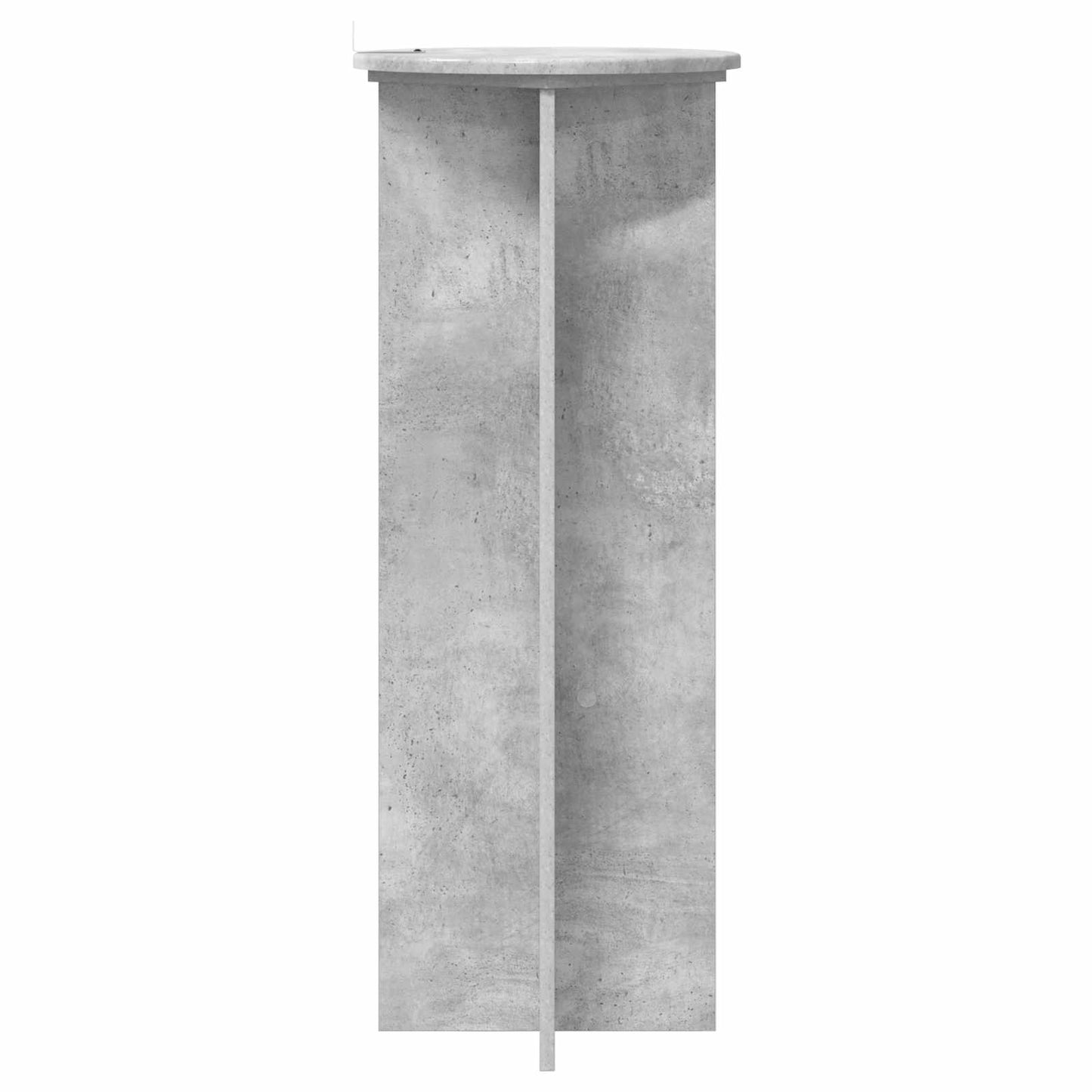 Planteholder 2 pcs Betongrå Ø40 x 100 cm Konstrueret træ