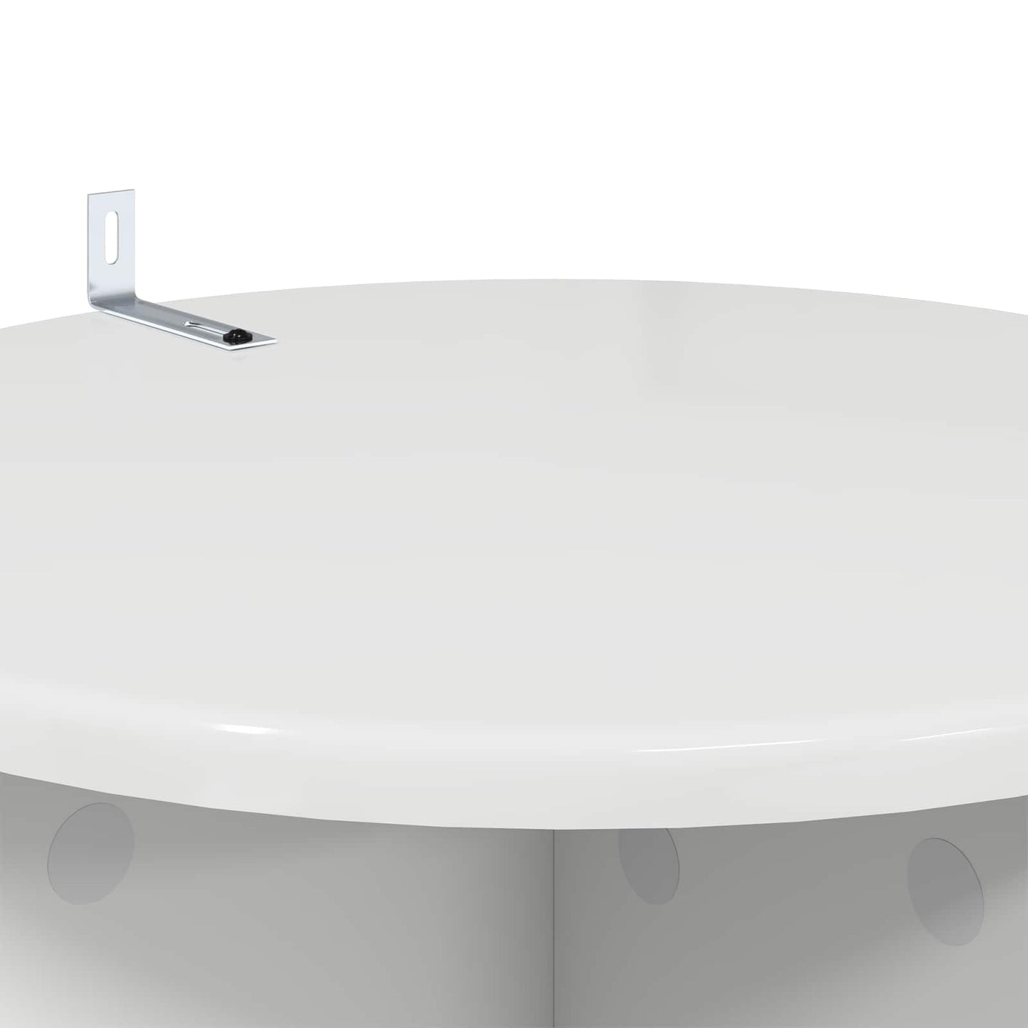 Planteholder 2 pcs Hvid højglans Ø40 x 100 cm Konstrueret træ