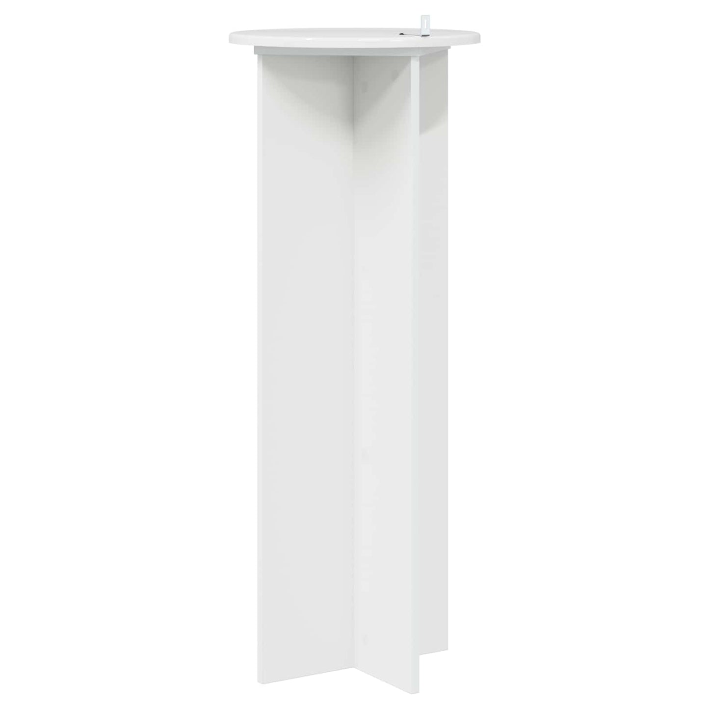 Planteholder 2 pcs Hvid højglans Ø40 x 100 cm Konstrueret træ