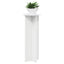 Planteholder 2 pcs Hvid højglans Ø40 x 100 cm Konstrueret træ