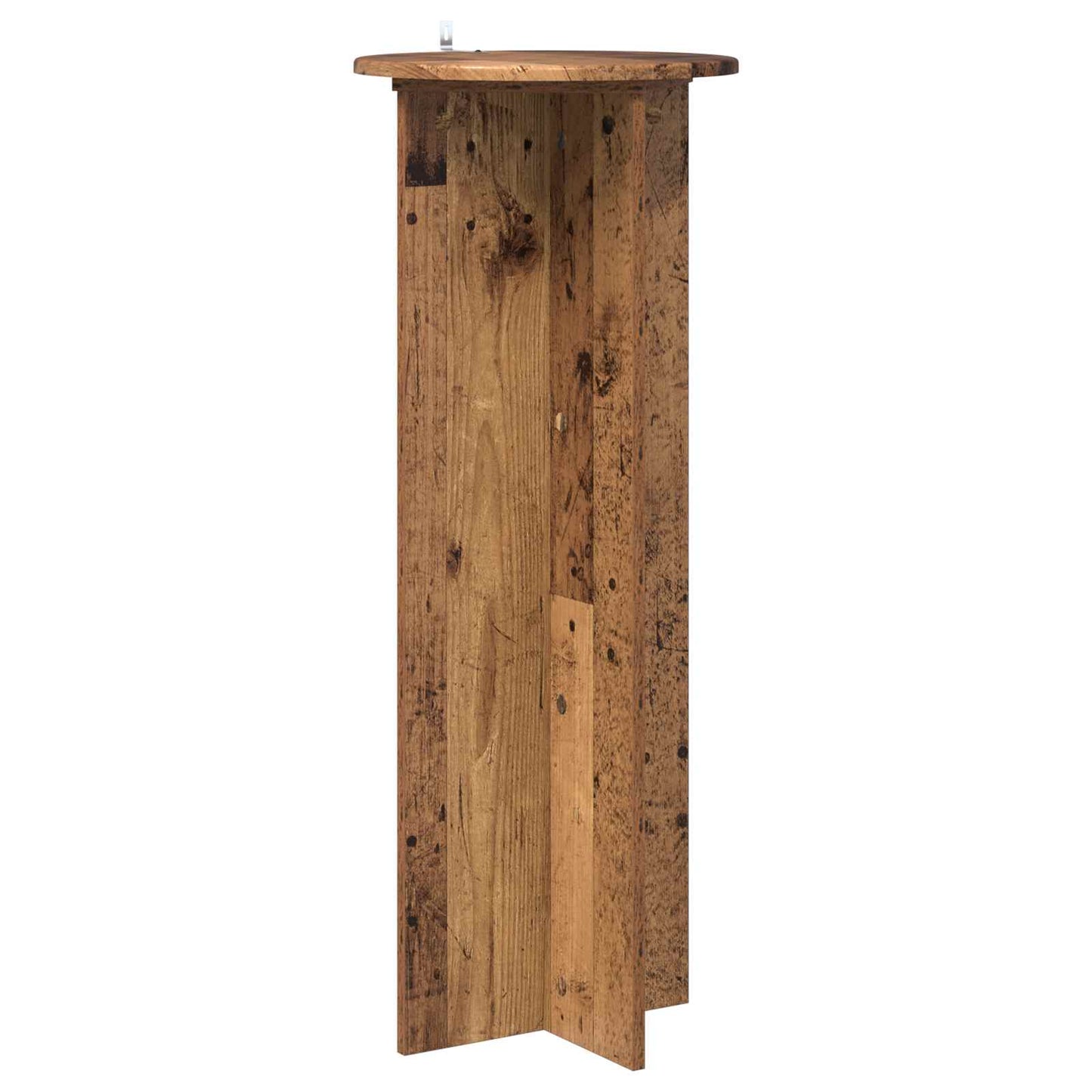 Planteholder 2 pcs Gammelt træ Ø40 x 100 cm Konstrueret træ