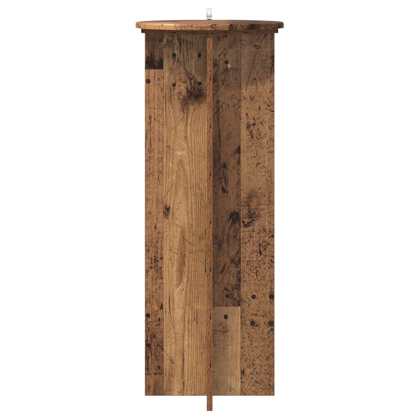 Planteholder 2 pcs Gammelt træ Ø40 x 100 cm Konstrueret træ