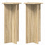 Planteholder 2 stk. Sonoma-eg 40 x 40 x 80 cm Konstrueret træ