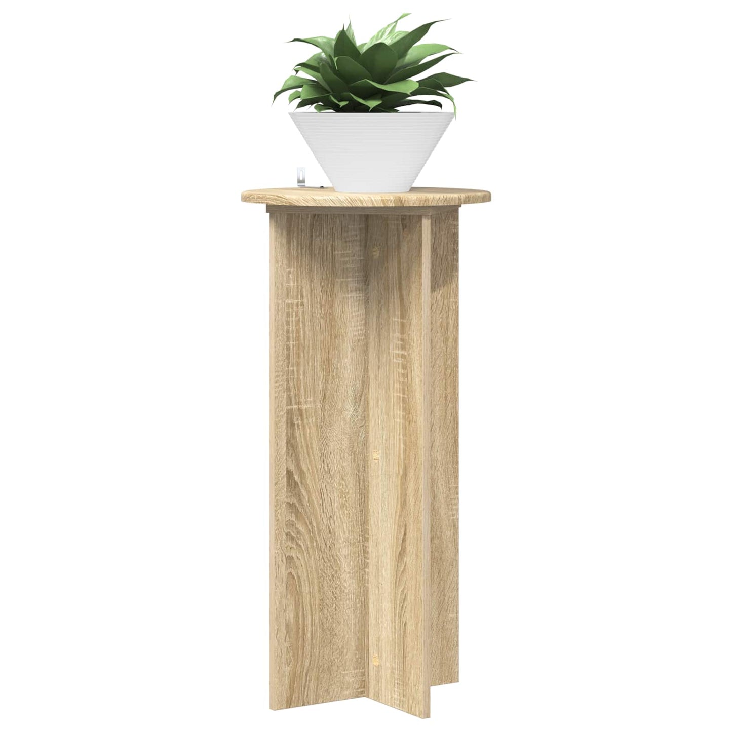 Planteholder 2 pcs Sonoma-eg 40 x 40 x 80 cm Konstrueret træ