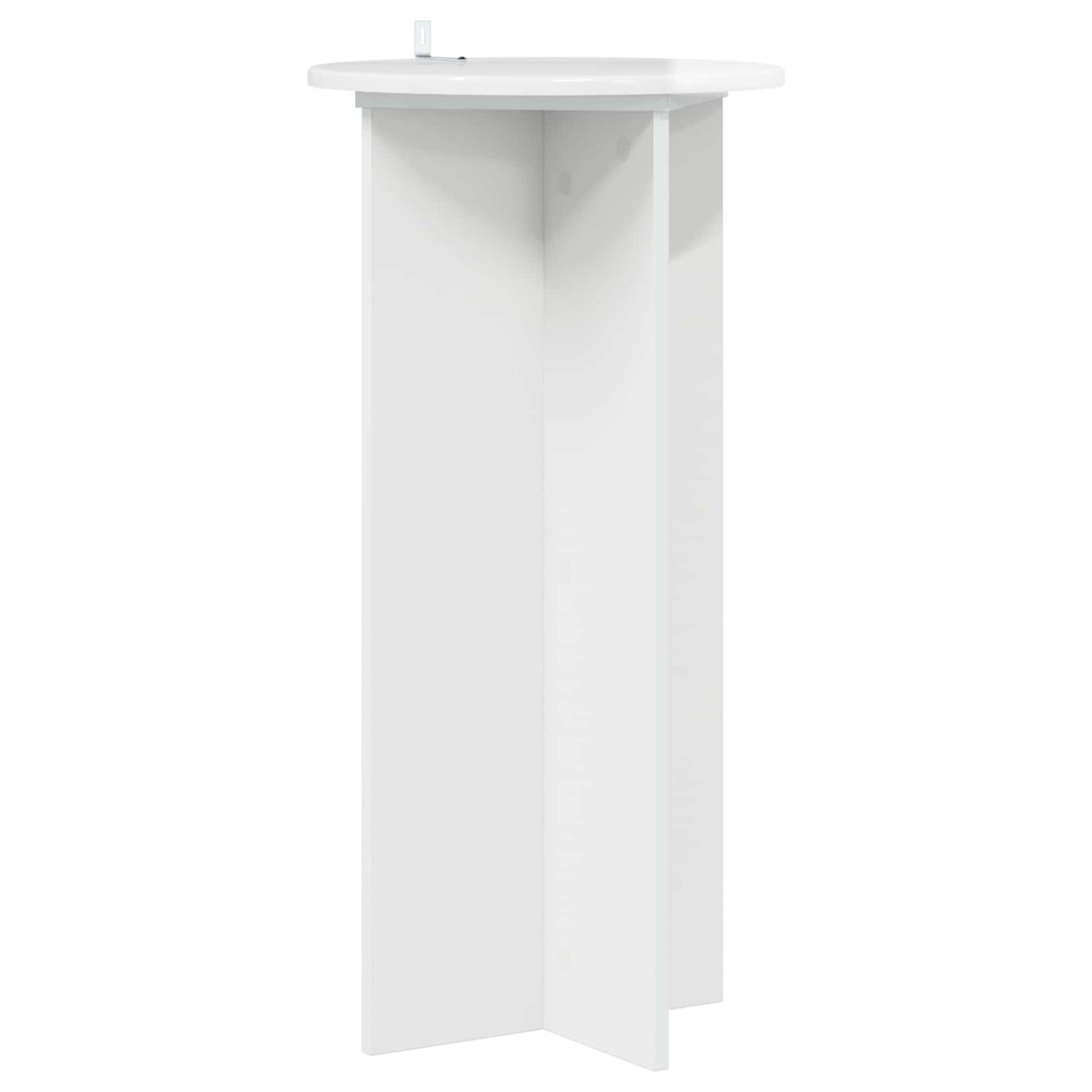 Planteholder 2 pcs Hvid højglans 40 x 40 x 80 cm