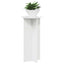 Planteholder 2 pcs Hvid højglans 40 x 40 x 80 cm