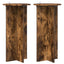 Planteholder 2 pcs Røget eg 40 x 40 x 80 cm Konstrueret træ