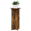Planteholder 2 pcs Røget eg 40 x 40 x 80 cm Konstrueret træ