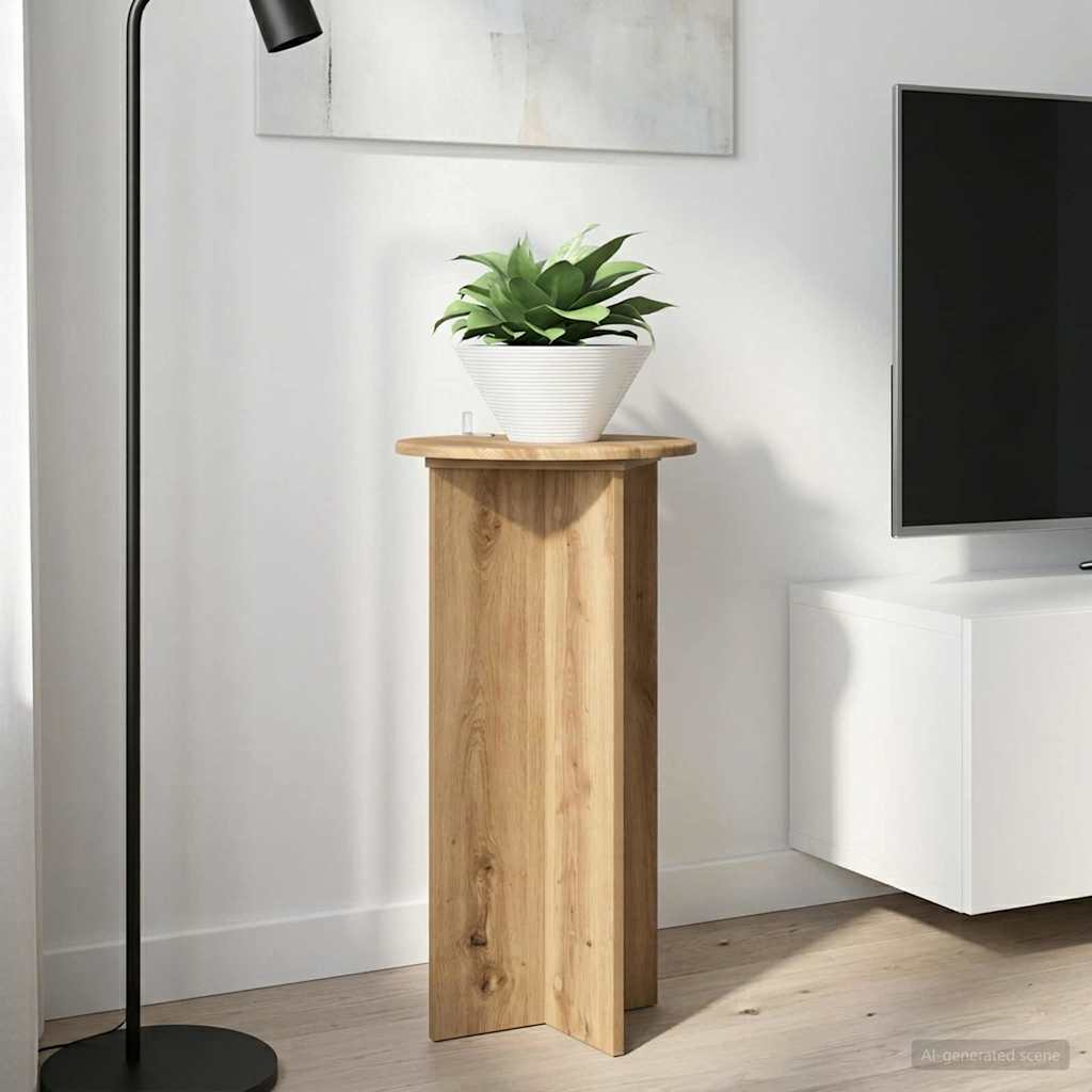 Planteholder 2 pcs Artisan-eg 40 x 40 x 80 cm Konstrueret træ billede