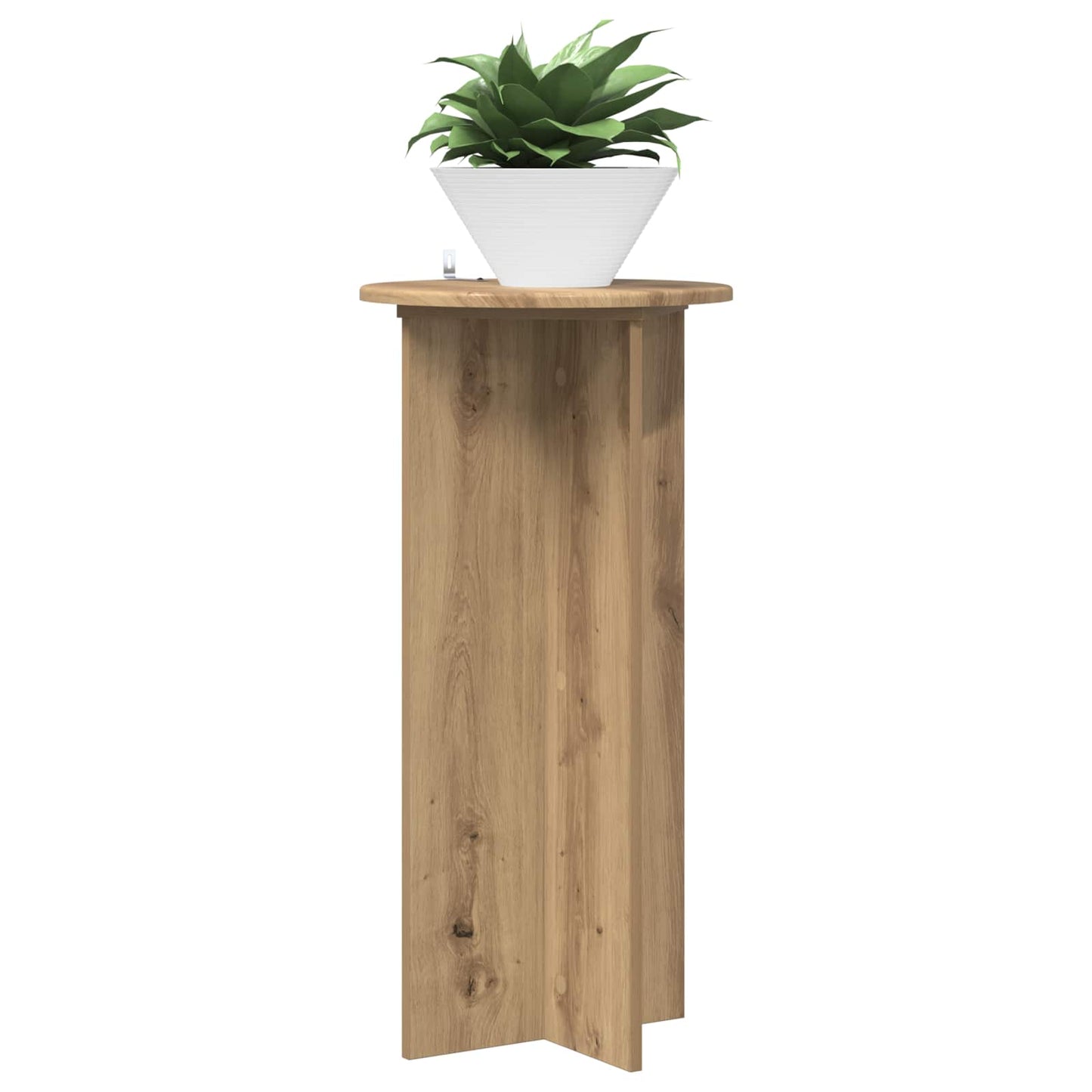 Planteholder 2 pcs Artisan-eg 40 x 40 x 80 cm Konstrueret træ