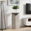 Planteholder 2 pcs Betongrå Ø40 x 60 cm Konstrueret træ