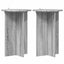 Planteholder 2 pcs Grå sonoma-eg Ø40 x 60 cm Konstrueret træ