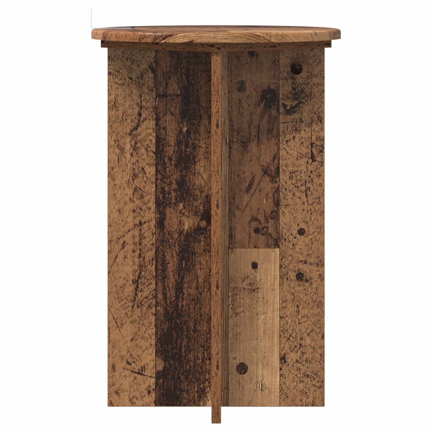 Planteholder 2 pcs Gammelt træ Ø40 x 60 cm Konstrueret træ